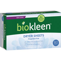 Dryer Sheets - Fragrance Free - 80 sheets